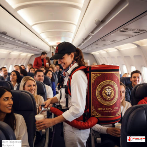 Beer dispenser backpack at Seattle open-air concert powering hawker-style service and sales promotion.