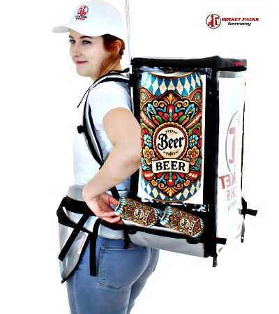���� A vendor at Nashville's annual Oktoberfest sporting a Rocketpack Beer Hawk, delivering cold beers efficiently to eager festival-goers. This innovative beer dispenser allows the vendor to move freely through the bustling crowd, offering hands-free service while keeping the beer at the perfect temperature. The Rocketpack’s ergonomic design ensures comfort while serving refreshing pints of craft beer, making it ideal for large, high-energy events like Nashville’s Oktoberfest. This mobile beer solution enhances the experience for both vendors and guests, keeping the beer flowing all festival long. #NashvilleOktoberfest #RocketpackBeerHawk #BeerOnTheGo �� #FestivalVending #MobileBeerService #ColdBeerAnywhere #OktoberfestVibes #CraftBeerFestival #HandsFreeServing #DrinkLocal #BeerLovers #QuickPour #EventVending #NashvilleEvents #OktoberfestFun #BeerInnovation