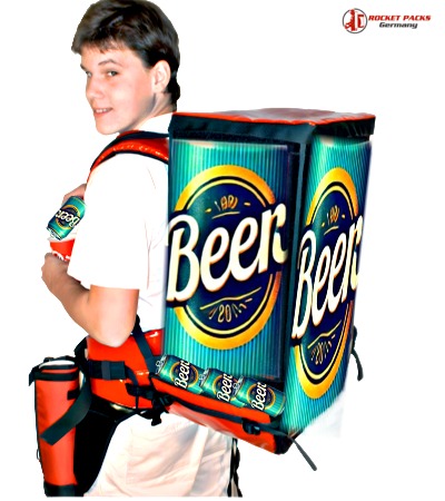 �� Rocketpacks Beer Backpack ��: The image showcases an exciting scene at the Barcelona Beer Festival. A vendor is seen wearing a Rocketpacks beer backpack, a portable beer dispensing system, making it incredibly convenient for festival-goers to enjoy cold beer on the go. ��️ Barcelona Beer Festival ��: The bustling festival is set against the backdrop of Barcelona's stunning architecture and vibrant atmosphere. Attendees in casual attire are seen mingling, laughing, and savoring a variety of craft beers from different stalls. �� Crowd and Interaction: Groups of friends and beer enthusiasts gather around the vendor, eagerly awaiting their turn to get a refreshing drink. The vendor, with a smile on his face, effortlessly serves beer from the backpack’s tap, adding to the festive spirit ����. �� Outdoor Event: The event takes place in an open area under sunny skies ��, with colorful banners and decorations adding to the lively ambiance. There are several booths in the background, each showcasing different breweries and their unique offerings. �� Sustainability and Fun: The use of Rocketpacks beer backpacks not only enhances mobility but also promotes sustainability by reducing the need for disposable cups. Attendees can be seen using reusable cups and engaging in eco-friendly practices ♻️. �� Music and Entertainment: The image also captures glimpses of live music performances ��, with a band playing on a small stage, contributing to the overall joyful and energetic vibe of the festival.