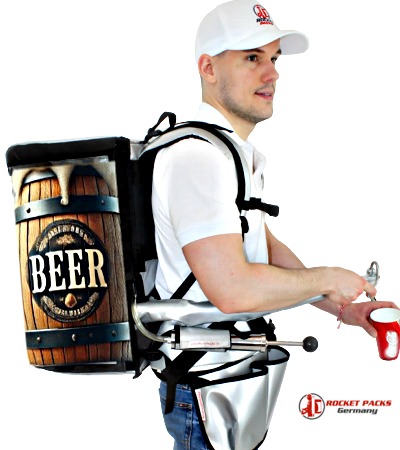 ��‍♂️���� Event backpack beer dispenser in action during the Hawker Experience at the Great American Beer Festival, Denver, Colorado ��. Attendees enjoy unique craft beers on the go, enhancing their festival experience with convenience and fun. ����